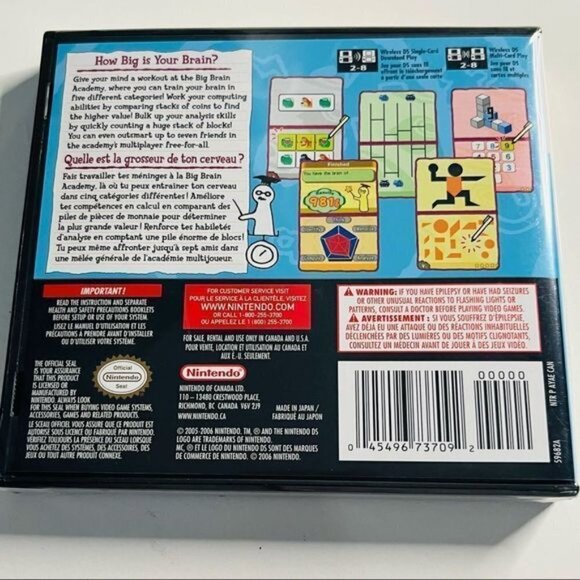 𝅺nintendo DS Big Brain Academy game - Picture 2 of 3